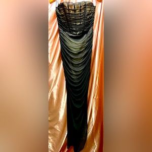 Brand New Pofash Elegant Black Dress, strapless